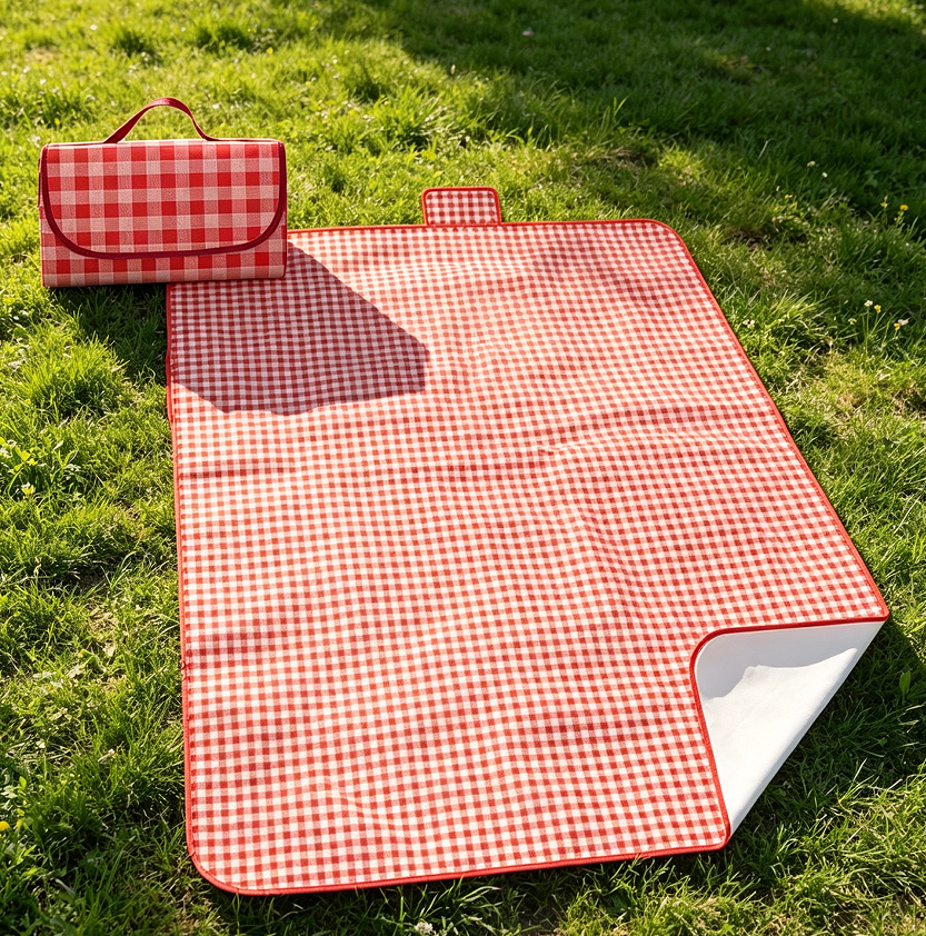 Large Waterproof Sand-Resistant Blanket (Red)